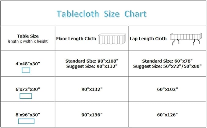 SquarePie Sequin Tablecloth 90 x 132 Inch White Sparkly Table Cloth for Wedding Party