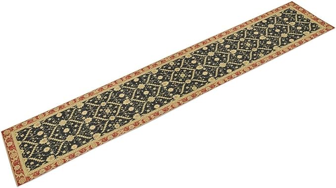 Vintage Morris Floral Table Runner, Boho Rustic Farmhouse Flower Pattern for Home Kitchen Table Decor Dining Coffee Room Party Decor 13x60in