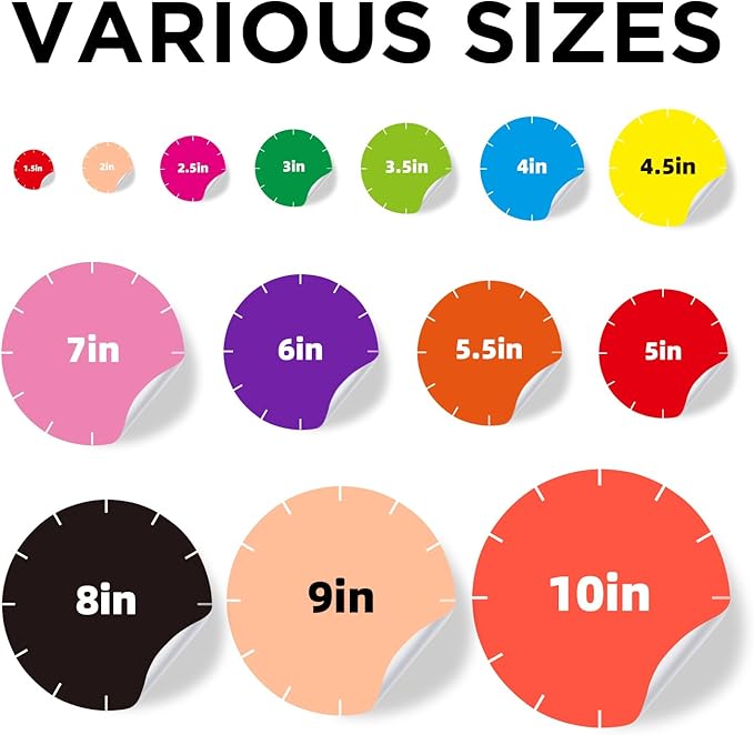 Custom Stickers - Personalized Labels, Circle, 5"x5", 100 Count, Vinyl, Waterproof, Glossy Finish, Business & Personal Use