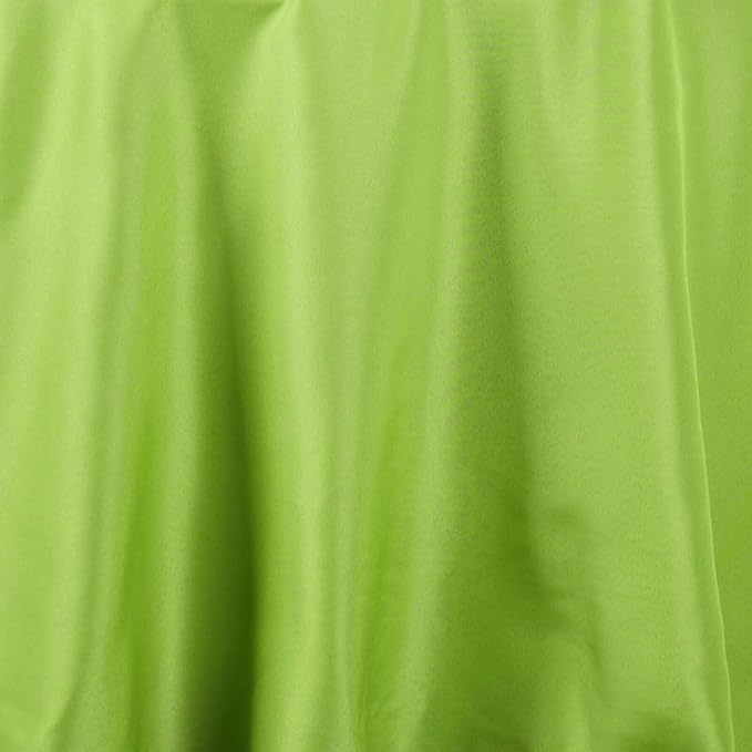 Efavormart Round Tablecloth, 108 Inch Stain & Wrinkle Resistant Washable Table Cloth, Decorative Polyester Fabric Table Cover for Banquet, Wedding, Dining- Lime Green