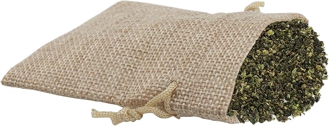 Burlap Gift Bags with Drawstring, 100 Count, 3 x 4 Inch, Linen