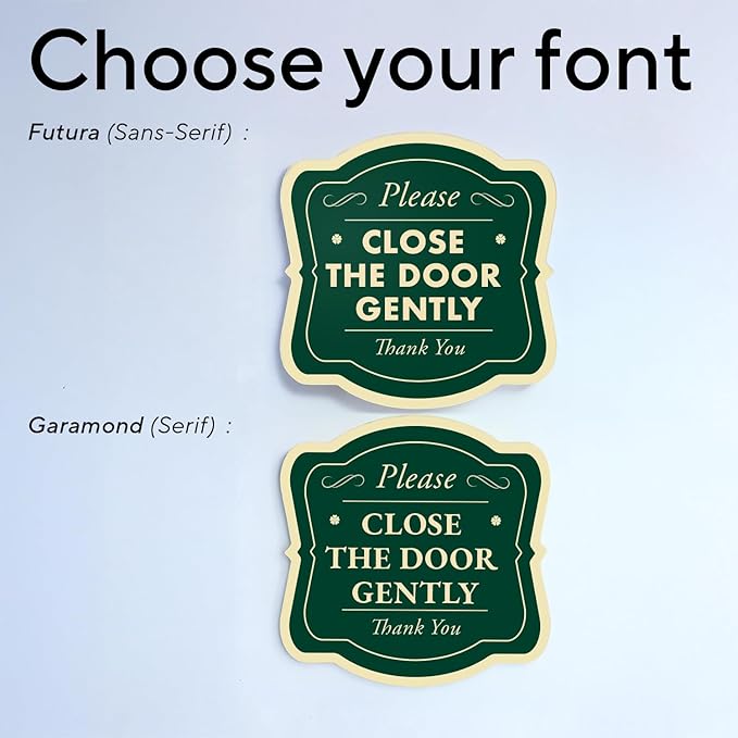 Custom Decorative Outdoor Metal Sign - Personalized Aluminum Driveway Sign, Waterproof, Made In USA - Design 3 Forest Green 18x18 In