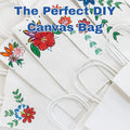 Gift Bags, 250 Pack White Paper Bags for Crafts, 10 x 5 x 13 Inches