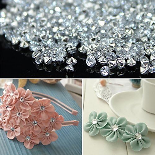 10000 pcs/Pack Wedding Table Scatter Confetti Crystals Acrylic Diamonds Vase Fillers 4.5 mm Rhinestones for Wedding, Bridal Shower, Vase Beads Decorations (Light Green)