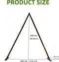 Wedding Arbor, Triangular Solid Wood Frame, Detachable, Unfinished