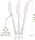100% Compostable Knives – 7in, 140 Large Disposable