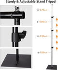 Background Support Equipment: Pipe and Drape Kit, 3-8.5 ft Height, 4 Clamps