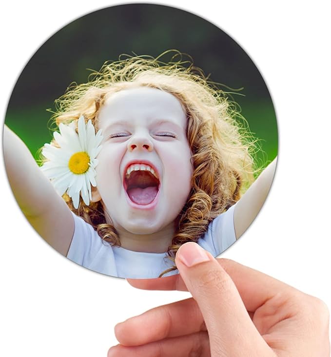 Personalized Custom Stickers for Business Logo Customized Labels with Photo Text Image Make Your Own Vinyl Decals Bulk 100 Pack
