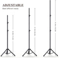 Background Support Equipment Kit, Adjustable 10x8ft, Aluminum Alloy