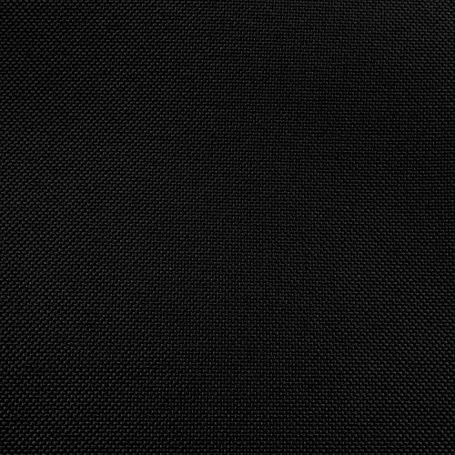 Ultimate Textile Pleat Polyester Fabric Table Skirt - Machine Washable Flame Resistant with Clips for Events, Weddings & Trade Shows, Cut & Sewn in Paterson, NJ - Black, 17' Shirred Pleat