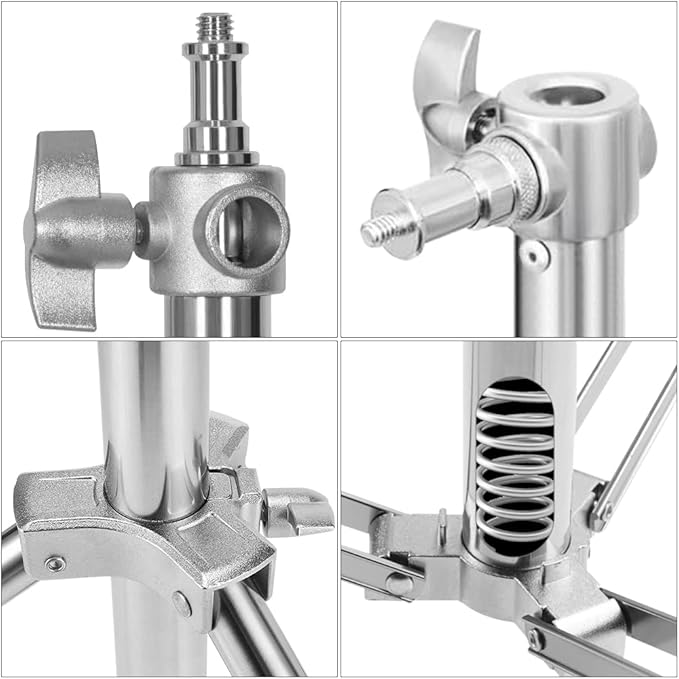 Stainless Steel Backdrop Stand 9.5ftx10ft Photo Stand for Backdrop Video Adjustable Background Support Stands for Portrait & Studio Photography, Photoshoot, Parties, Baby Shower, Birthday, Wedding