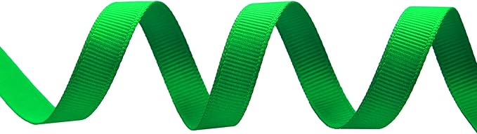 ITIsparkle 3/8" Inch Grosgrain Ribbon 50 Yards-Roll Set for Gift Wrapping Scrap Books Party Favor Hair Braids Baby Shower Decoration Cake Decoration Floral Arrangement Craft Supplies, Emerald Ribbon