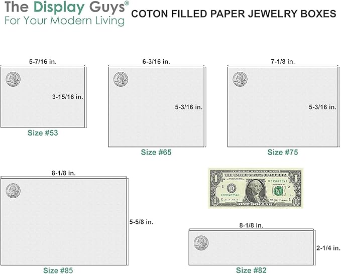 TheDisplayGuys - 25-Pack #53 Kraft Paper Cardboard Gift Boxes/Jewelry Cases w. Cotton Padding & Lid - Neon Green - (5.4" x 3.9" x 1.0")