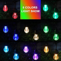 String Lights, 35 FT Outdoor RGB LED Patio Lights with Remote