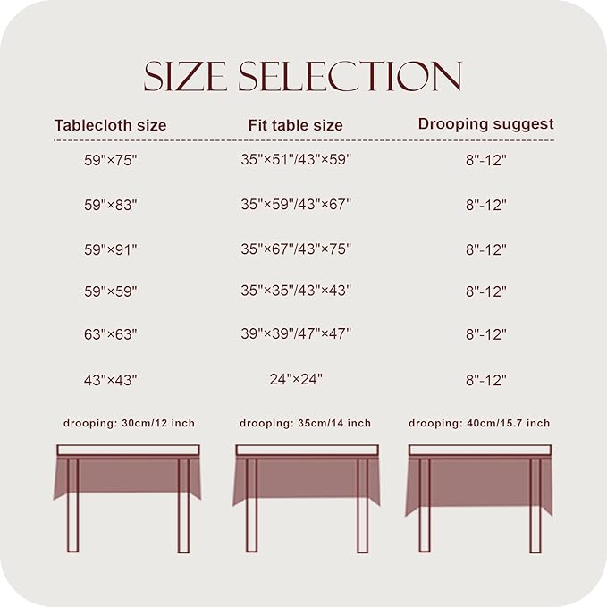 patdrea Vintage Ruffle Tablecloth for Rectangle Tables,Farmhouse Embroidered Cotton White Lace Table Cloth Cover Decor for Dining Room Wedding Banquet Thanksgiving Christmas,59"*83"