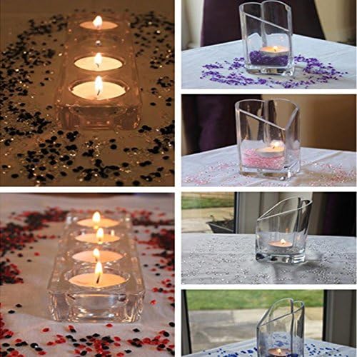 10000 pcs/Pack Wedding Table Scatter Confetti Crystals Acrylic Diamonds Vase Fillers 4.5 mm Rhinestones for Wedding, Bridal Shower, Vase Beads Decorations (Black)