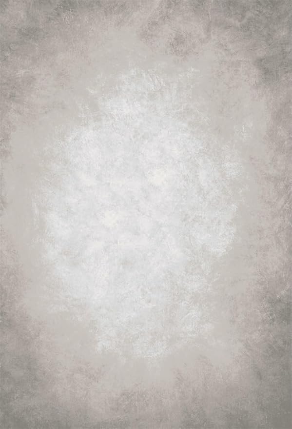 8x10ft Grey Portrait Photography Backdrops Solid Texture Abstract Photo Background for Photoshoot