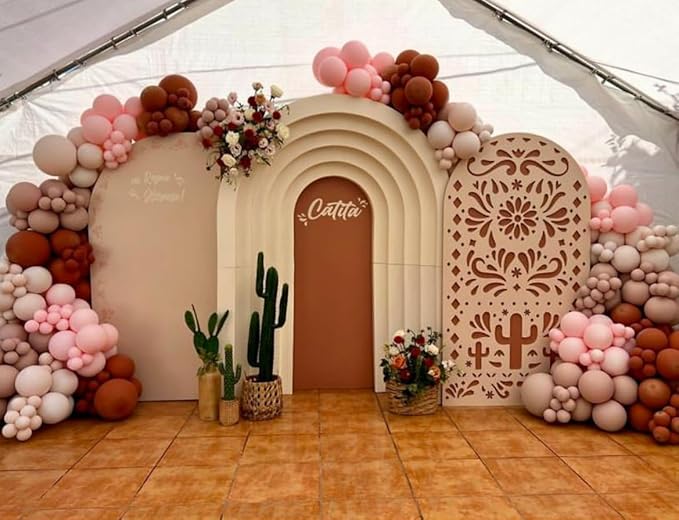 Mexico Theme Arch Stand Covers Fiesta Wedding Party Elastic Fabric Background Birthday Baptismx Baby Shower Decor Props (90x150cm(W35''H60''),G-3741)