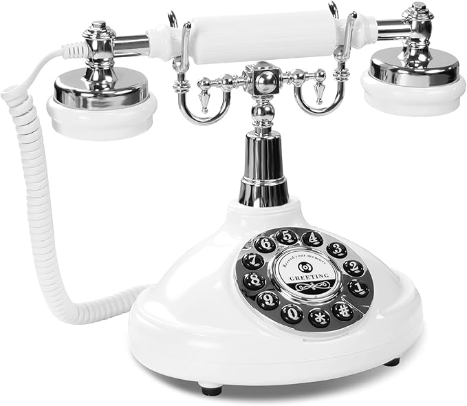 Audio Guest Book Phone, Vintage Retro Style with 8GB SD Card