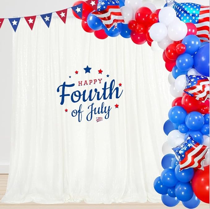 Backdrop, Iridescent Sequin, 6 x 6 Ft for Photography and Parties