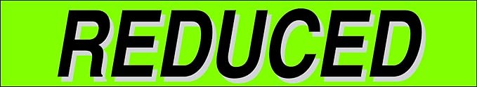 Ez-line Vinyl Windshield Stickers 3 Dozen 15 Inch Chartreuse Slogan Dealership Pro Pack for Car Lots (EZ115-Pack6)