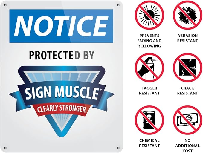Custom OSHA Style Warning Sign 7" x 10" Aluminum Sign, Customizable "Your Text Here", by AccuformNMC Made in USA