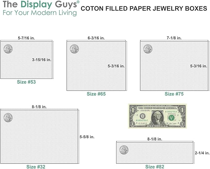 TheDisplayGuys - 25-Pack #53 Kraft Paper Cardboard Gift Boxes/Jewelry Cases w. Cotton Padding & Lid - Pink - (5.4" x 3.9" x 1.0")