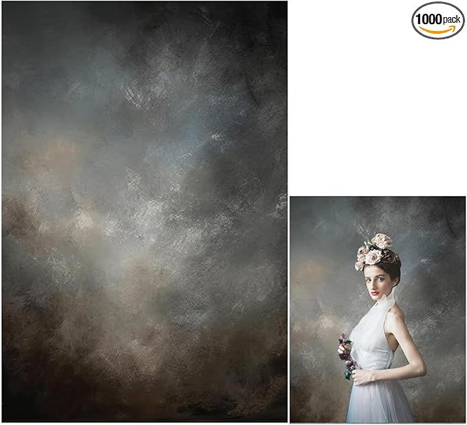 8x16ft Fabric Abstract Backdrop for Photography Vintage Portrait Old Master Background for Studio Prop