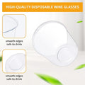 Disposable Plastic Cups 12 oz Clear, Pack of 100
