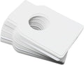 60PCS 5.7cmx8.9cm/2''x3.5'' White Kraft Wine Bottle Tags Wine Bottle Tags Paper Wine Cellar Labels Disposable Hanging Paper Wine Tags for Bottle's Name, Year, Tasting Notes