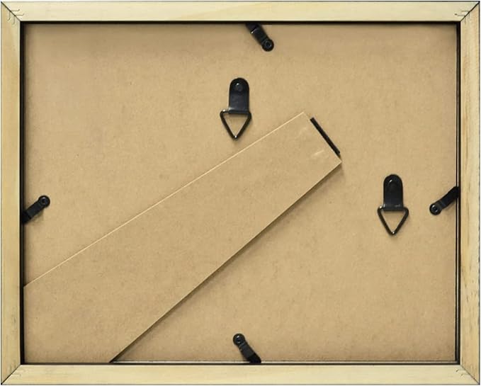 Black Wood Tabletop Photo Frame with White Mat for Four 2x6 Photo Booth Strips