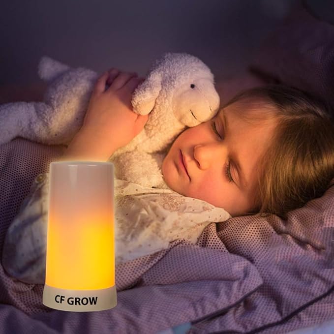 Flameless Candles with 4 Flame Modes, Magnetic Base and USB Charging