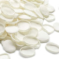 Floroom 500pcs Rose Petals Ivory Faux Silk Flower Petals for Wedding Flower Girl Basket White Aisle Scatter Dinner Table Centerpieces Party Confetti Bridal Shower Romantic Night Decoration