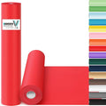 Vanhench 17.5"×963" Red Wrapping Paper Roll for Women Kids, Solid Color Art Kraft Craft Paper for Wedding, Birthday, Mothers Day Gifts, Bouquet Flower Poster Bulletin Board