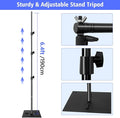 Background Support Stand Kit, 2.9-6 ft Adjustable Height, 10 ft Max Width