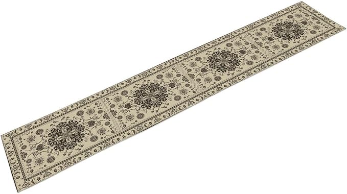 Boho Vintage Elegant Table Runner Farmhouse for Home Farmhouse Kitchen Table Dining Coffee Room Garden Party Wedding Decor 13x90in