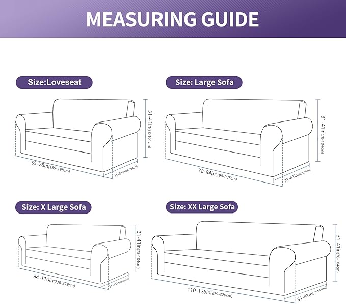 Sofa Slipcover, Stretch Fit, Hunter, Water-Repellent, 3-Seater