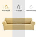 Sofa Slipcover in Champagne with Stretch Fit and Water-Repellent Finish