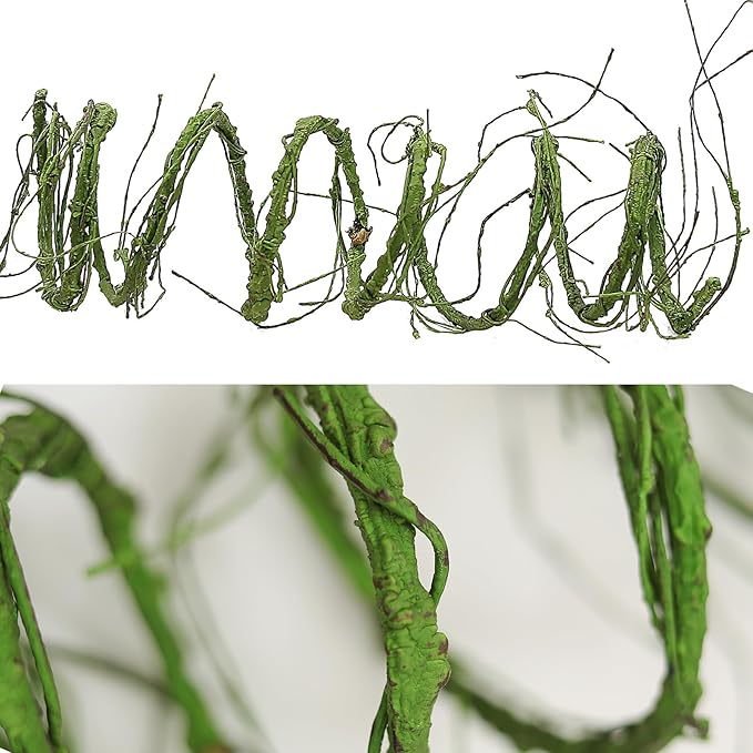 Artificial Tree Vine Garland, 118 Inch Green Poseable Ivy Branches