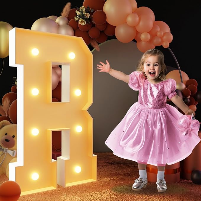 Party Marquee Letters Light Up 3 Ft Foam Board Decor