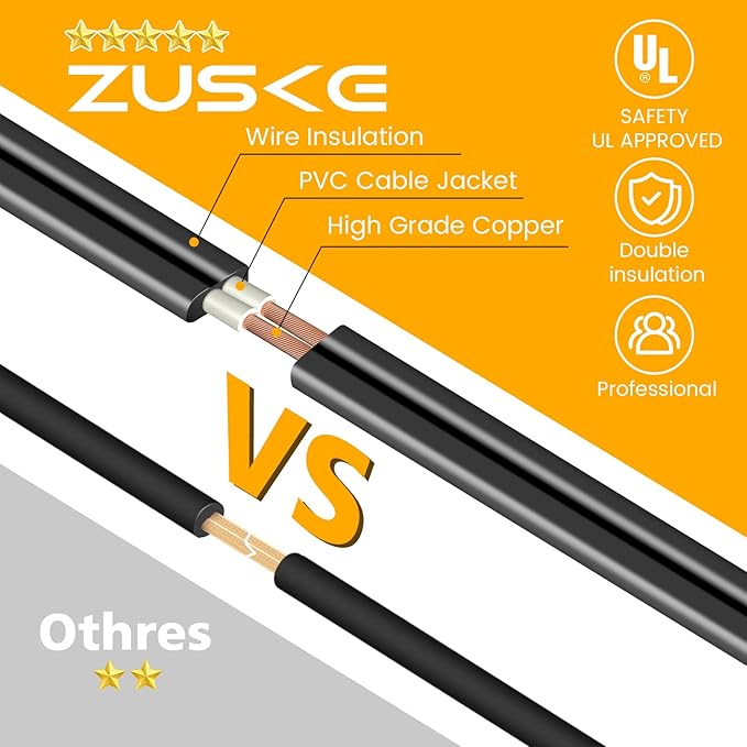 String Lights, 25 ft Outdoor Vintage Edison Style with 12 Warm White Bulbs