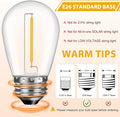 LED Bulbs, 64 Pack S14 Dimmable Shatterproof White