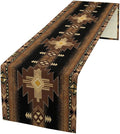 Aztec Table Runner Southwestern Native Vintage Geometric Pattern Table Runner Retro Country Table Dinner Decoration 13x70 Inch
