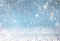 6x4ft Blue Bokeh (Not Glitter) Backdrops Birthday Party Abstract Golden Sparkling Spots Photography Background Baby Shower Wedding Prom Graduation Party Bokeh Decor Banner Photoshoot Props