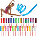 Yilloog Ribbon Dancing Wands Party Favors, 78.7 Inch Gymnastics Ribbon Streamers Rainbow Artistic Ribbon Dancer Twirling Wands, Rainbow Birthday Decorations, Girls Party Games