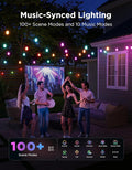String Lights for Outdoor Use, Color Changing Dimmable LED Bulbs