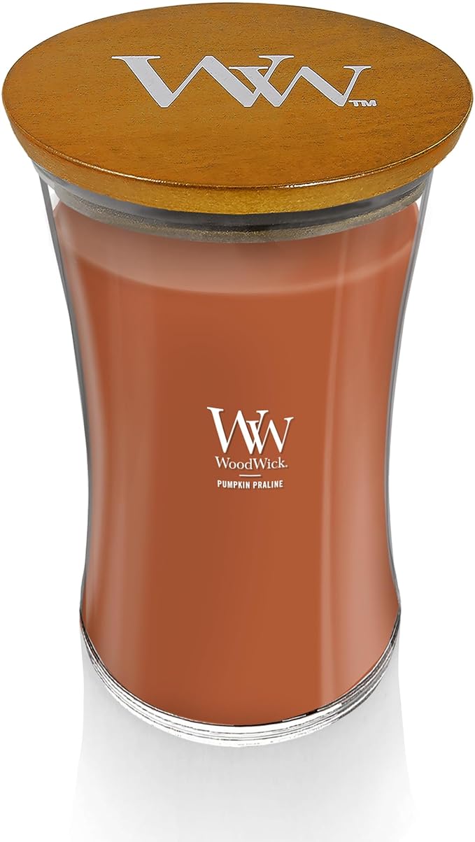 Jar Candle Pumpkin Praline Scent with Soy Blend Wax, Orange, 2.45 lb