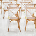 Pew Bows, Gold Rhinestone Tulle, 38 Pieces for Wedding Aisles