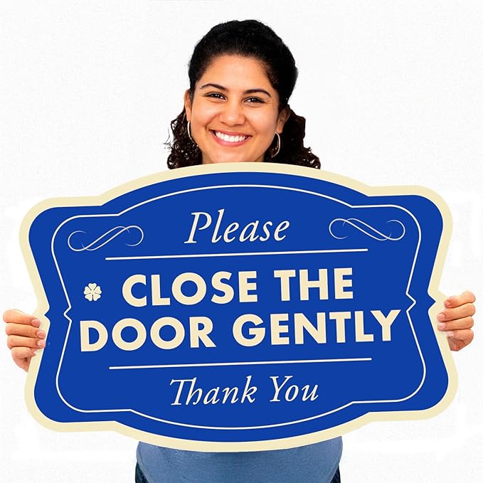 Custom Decorative Outdoor Metal Signs - Personalized Aluminum Signs, Design 3 Blue Steel, 10x7 In, Waterproof, Made In USA