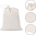 Gift Bags, 200 Count Muslin Drawstring Pouches, Cotton Sachets for Favors